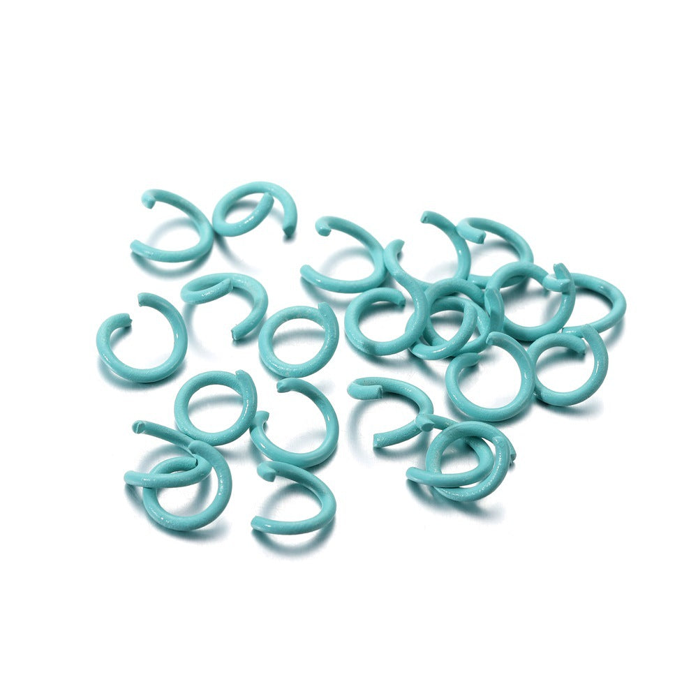 Single Circle Paint Color Broken Small Hoop Jewelry Accessories