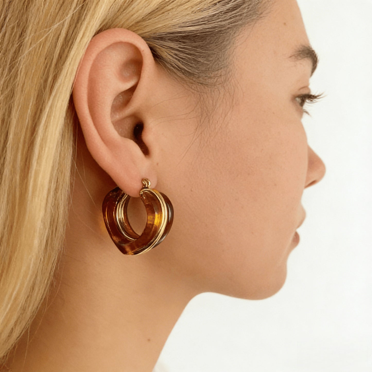 Luxury Fashionable Retro Elegant Resin Versatile Earrings