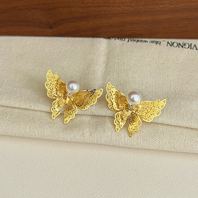 Women's Chinese Style Light Luxury High-grade Niche Earrings