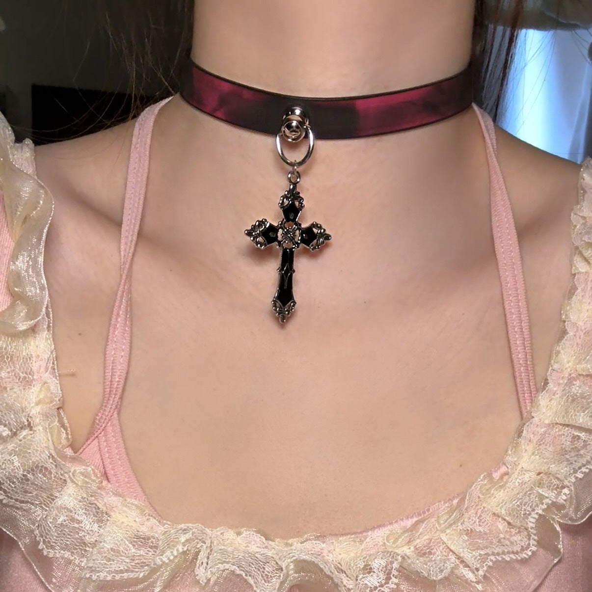 Women's Warm Color Changing Leather Hot Senior Clavicle Collar