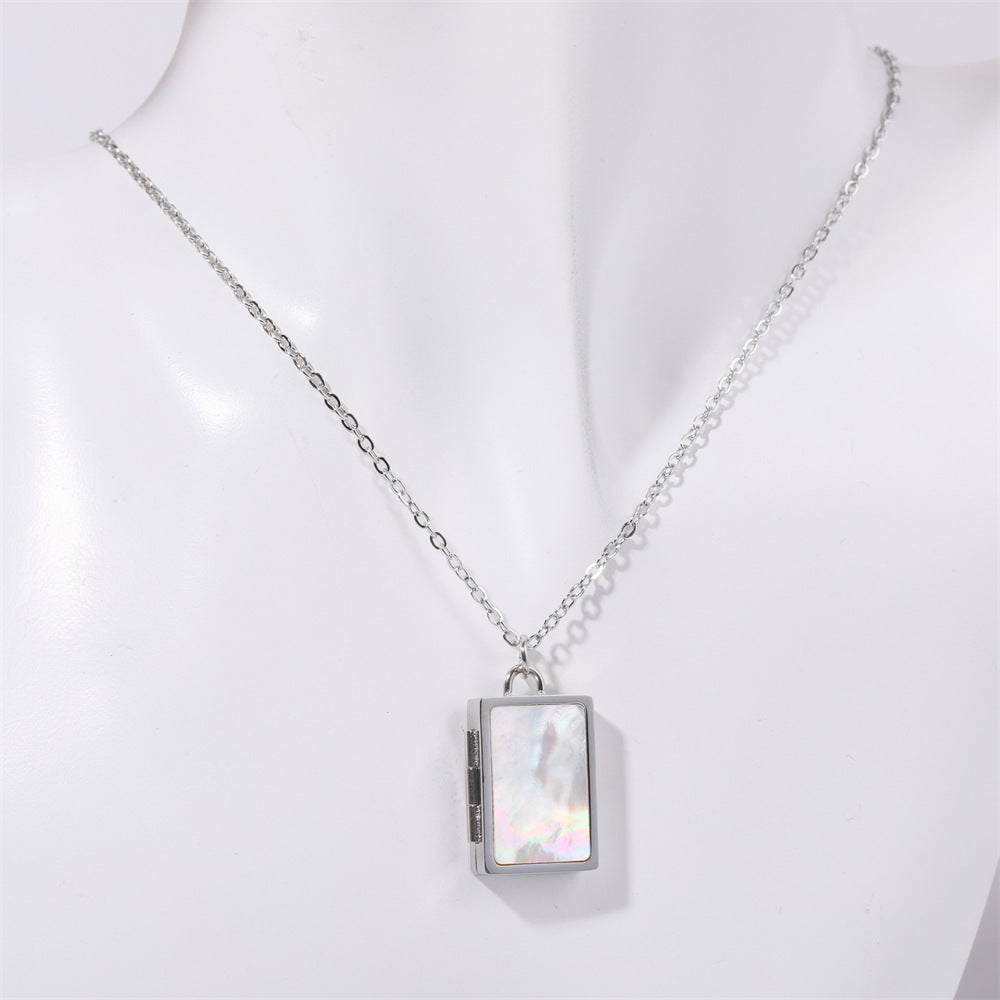 Durable Butterfly Shell Album Frame Vintage Necklaces