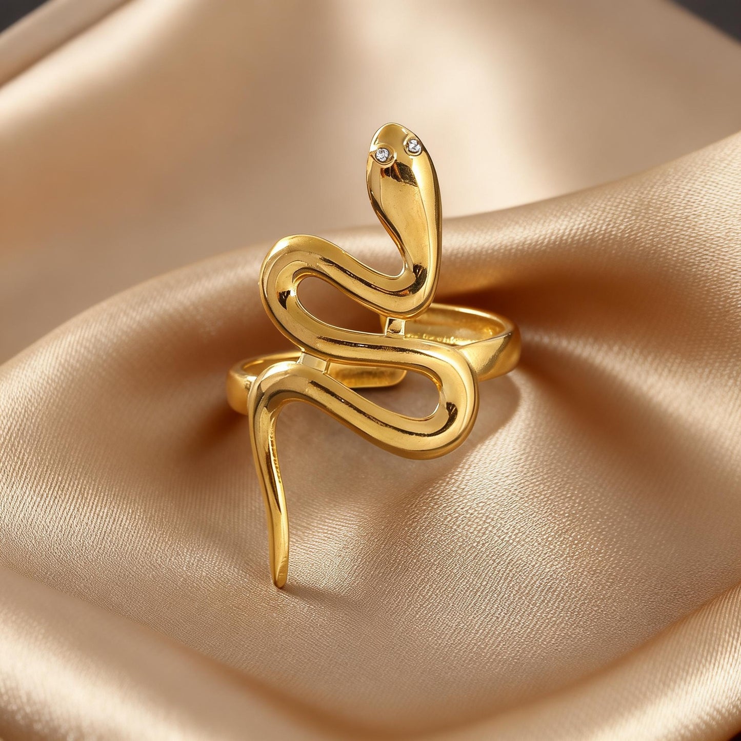 Steel Open-end Niche High-grade Fashion Trend Affordable Luxury Style Ring