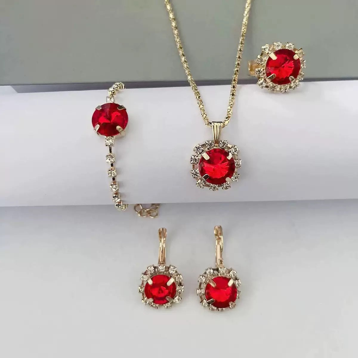 Simple Classic Rhinestone Square Acrylic Ladies Bracelets