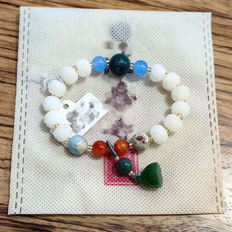Bodhi Pumpkin Crafts Gift Buddha Beads Bracelet