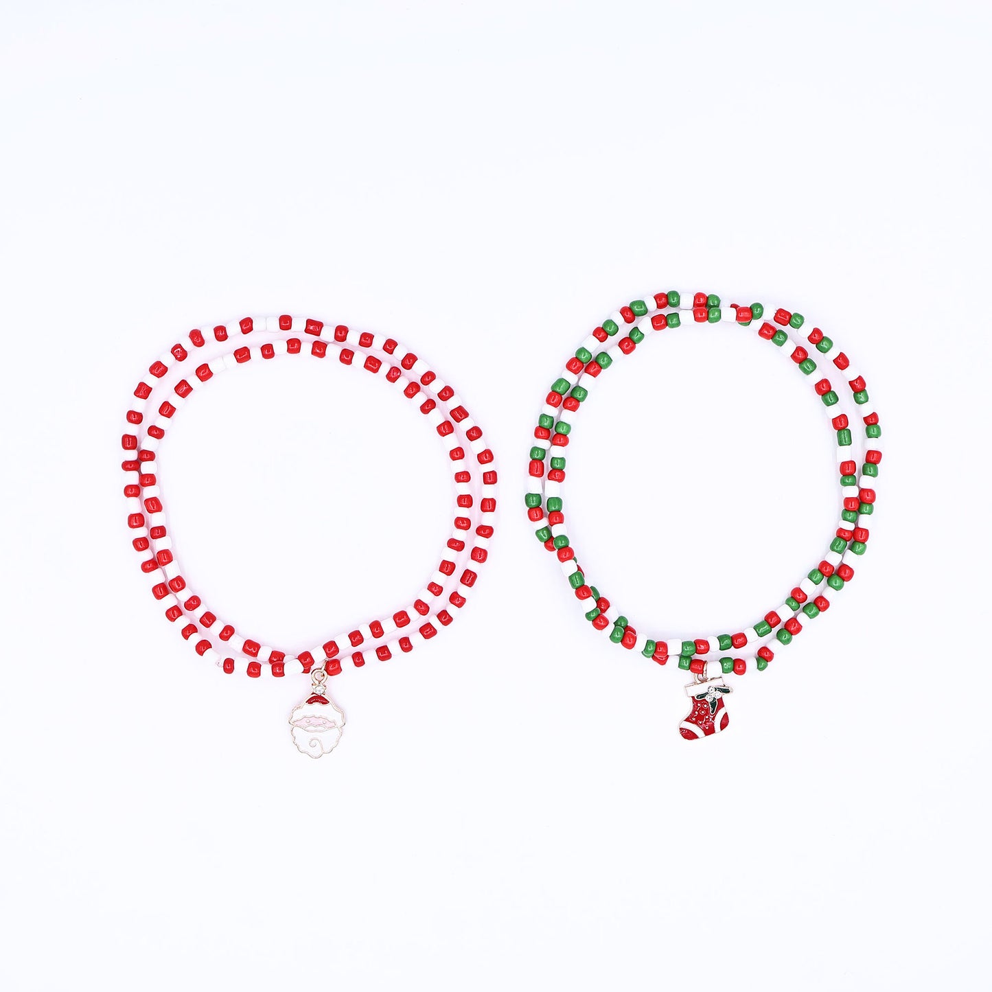 Fashion Christmas Party Decorations Beads Stringed Bracelets