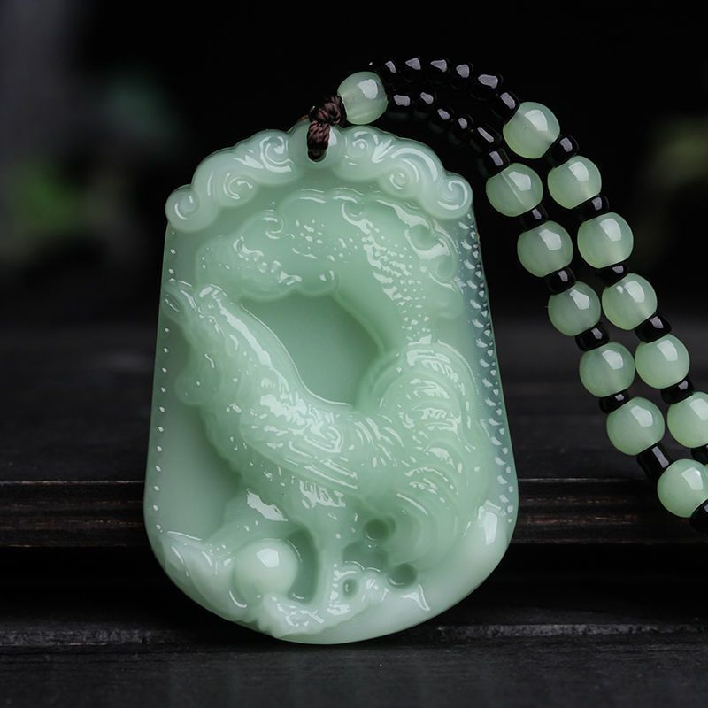 Jade Bamboo Graceful Fashionable Personalized Clothing Necklaces