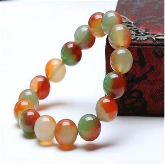 Agate Red Green Live Broadcast Scenic Bracelets