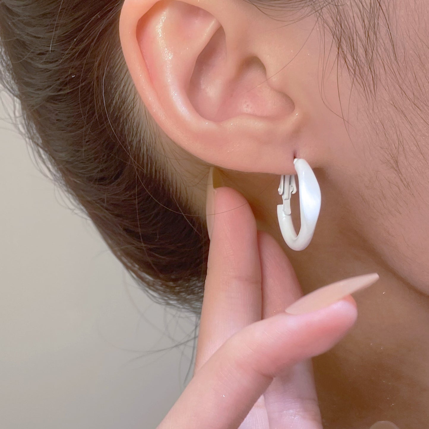 Women's Colorful Oil Shaped Fashion Temperamental Minority Design Geometric Earrings