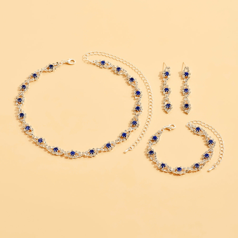 Casual New Irregular Chain Design Bridal Jewelry Set