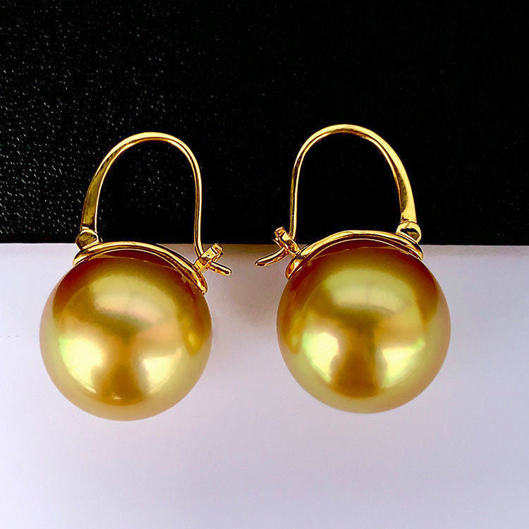 Fashion High-grade Zircon Pearl French Minority Retro Earrings