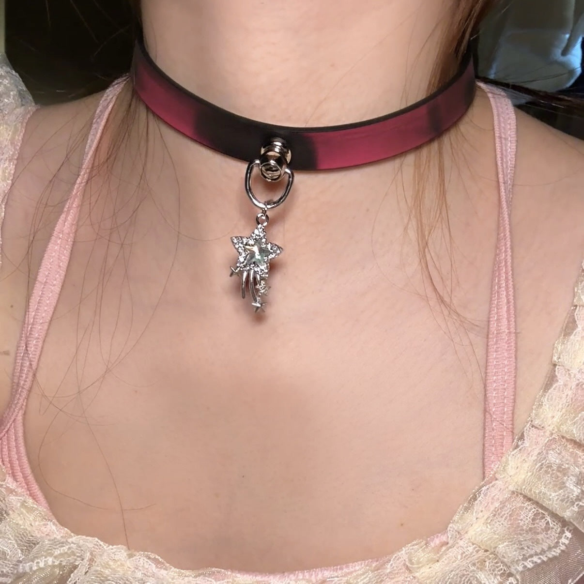Paw Hot Soft Leather Trendy Cool High-grade Collar