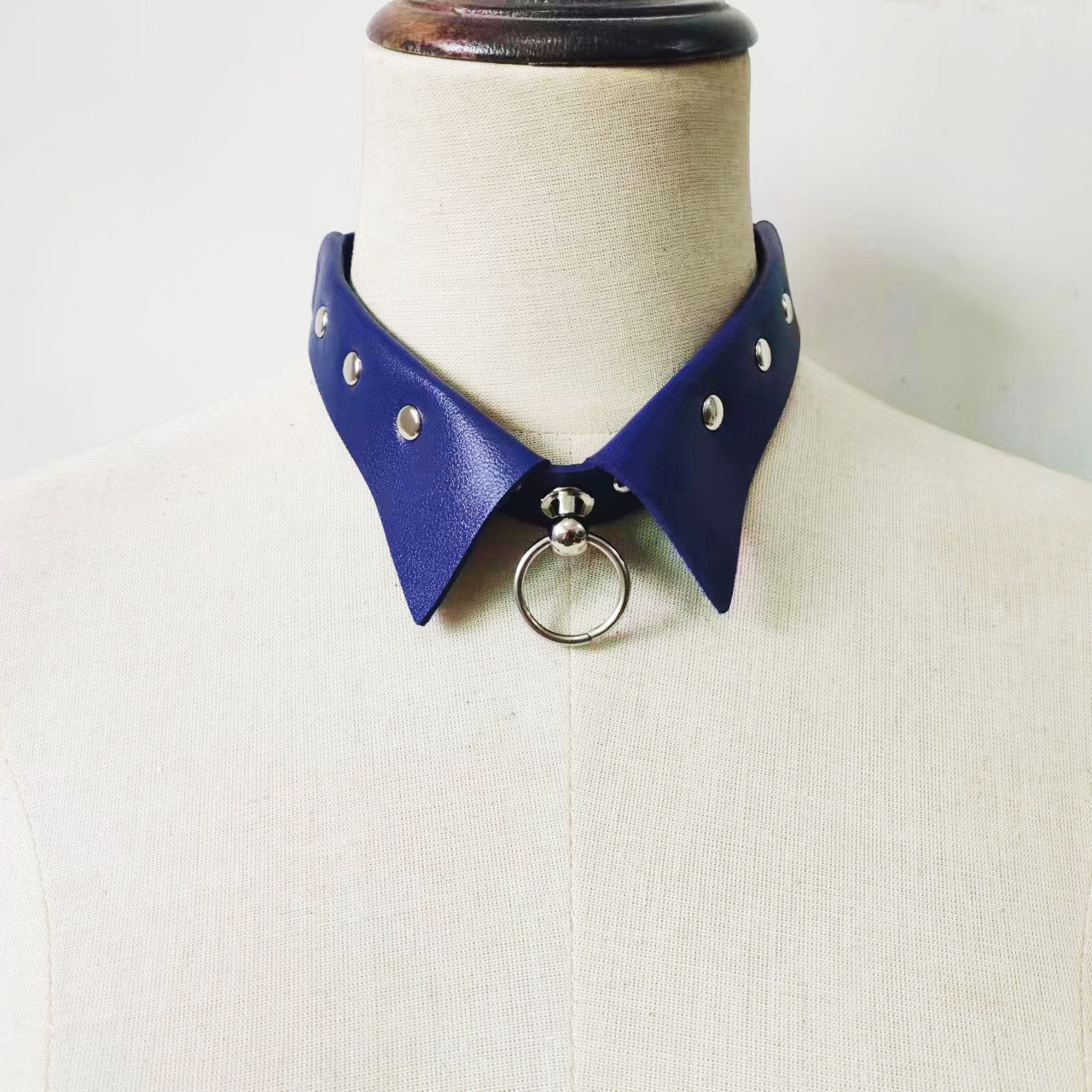 Personality Punk Gothic Leather Simple Trend Collarbone Necklet Collar
