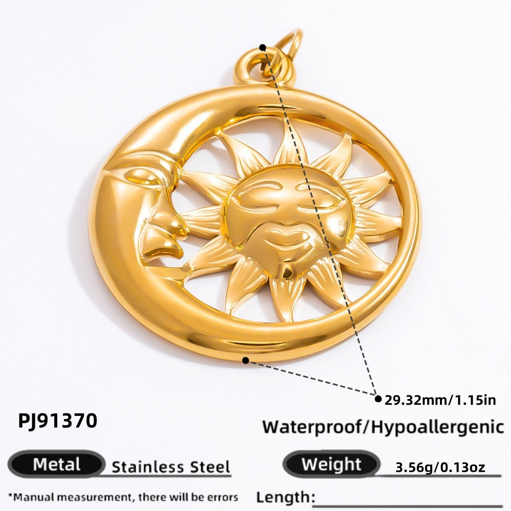 Classy Stylish Stainless Steel Gold-plated Design Jewelry Accessories