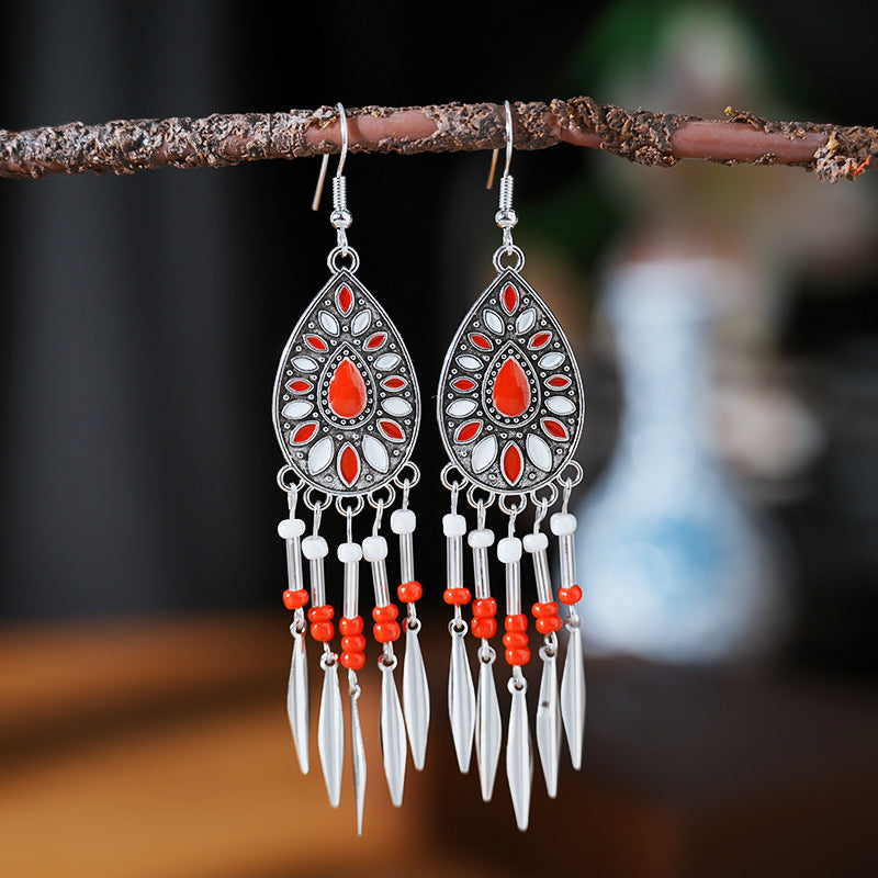 Cool New Bohemian Your Daisy Ornament Earrings