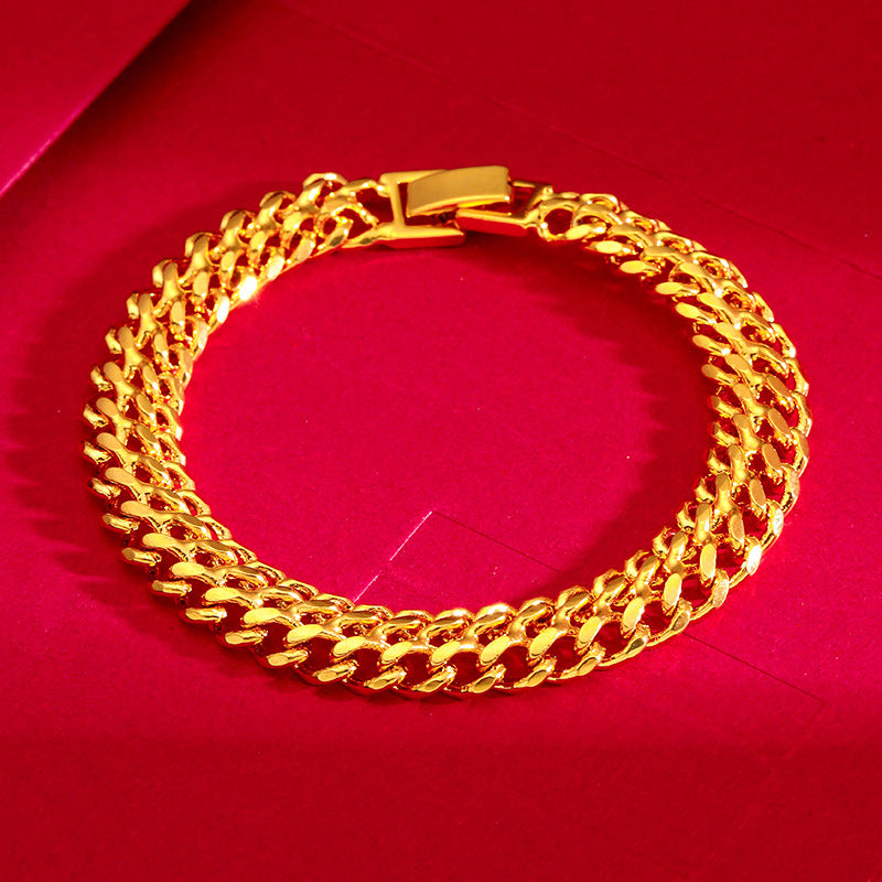 Innovative Women's Vietnam Placer Gold Centipede Bracelets