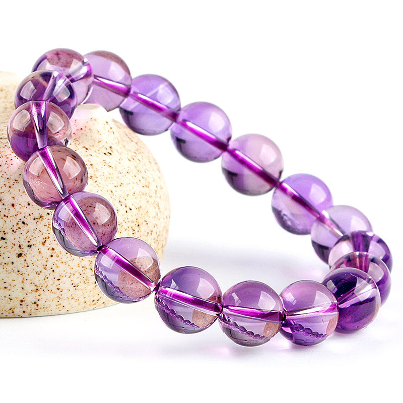 Natural Bolivia Amethyst Super Bright Sky Mirror Bracelet
