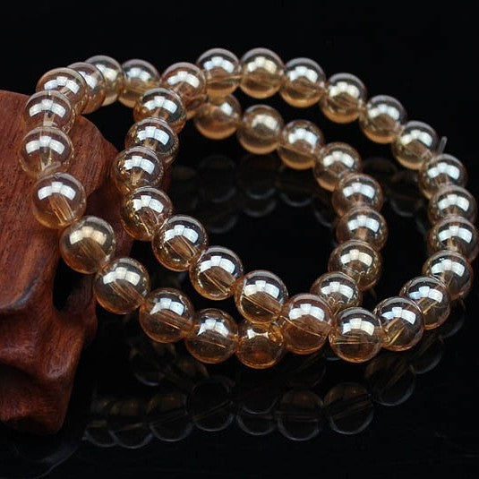 Micro Glass Bead Beads Scratch Stall Amber Bracelets