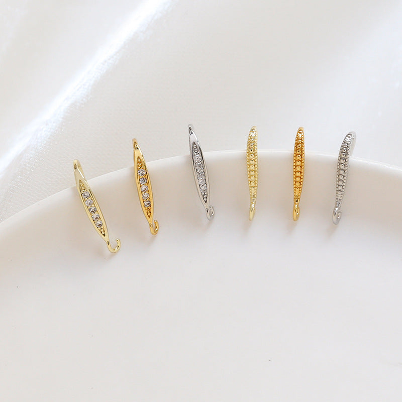 Plated Real Gold Tape For Handcraft Zirconium Earrings