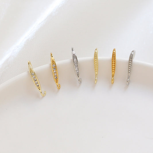 Plated Real Gold Tape For Handcraft Zirconium Earrings