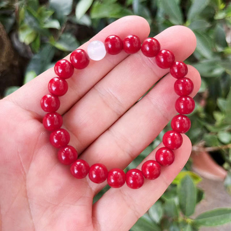 Imitation Jade Deep Love Han Bai Simple Elegant Sweet Live Bracelets