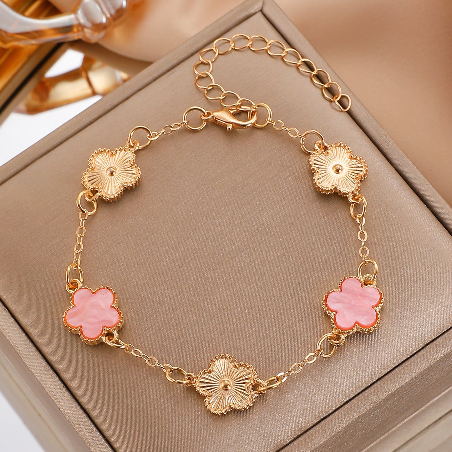 Lucky Flower Parthenocissus Grass Ear Female Jewelry Set