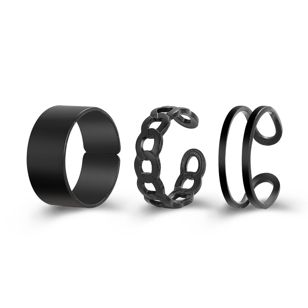 Creative Wide Face Switchable Index Finger Rings