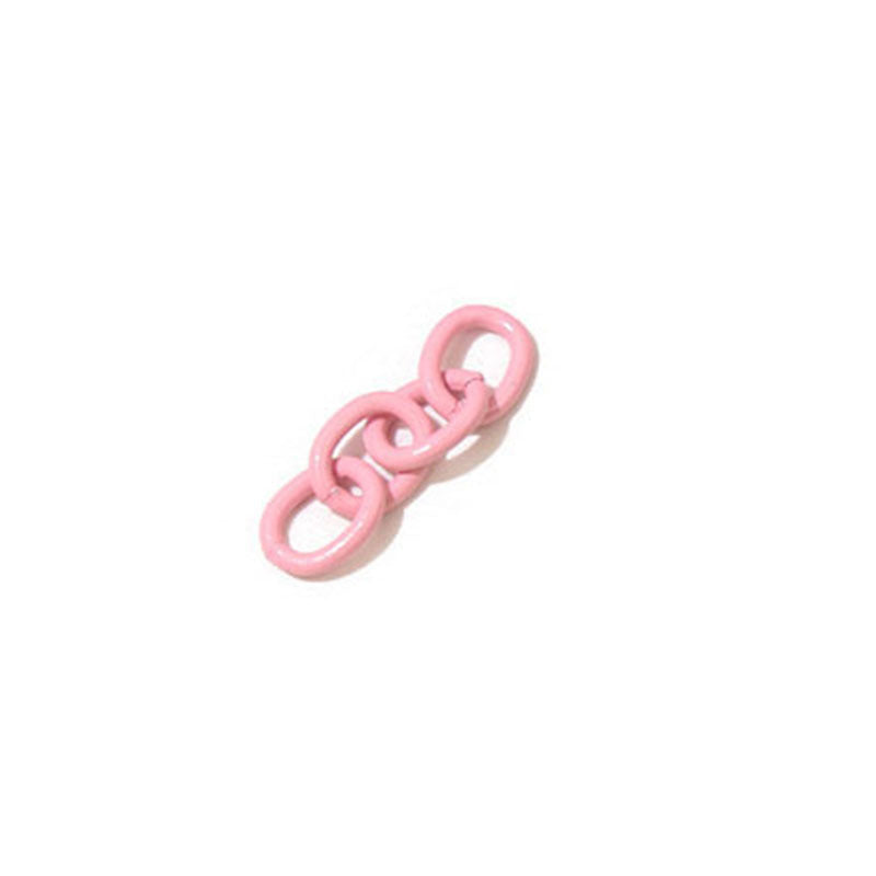 Color Paint Chain Extension Tail Hoop Jewelry Accessories
