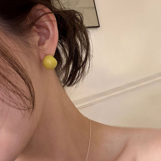 Ball Female Summer Fresh Simple Fashion Trend Temperament Commute Earrings