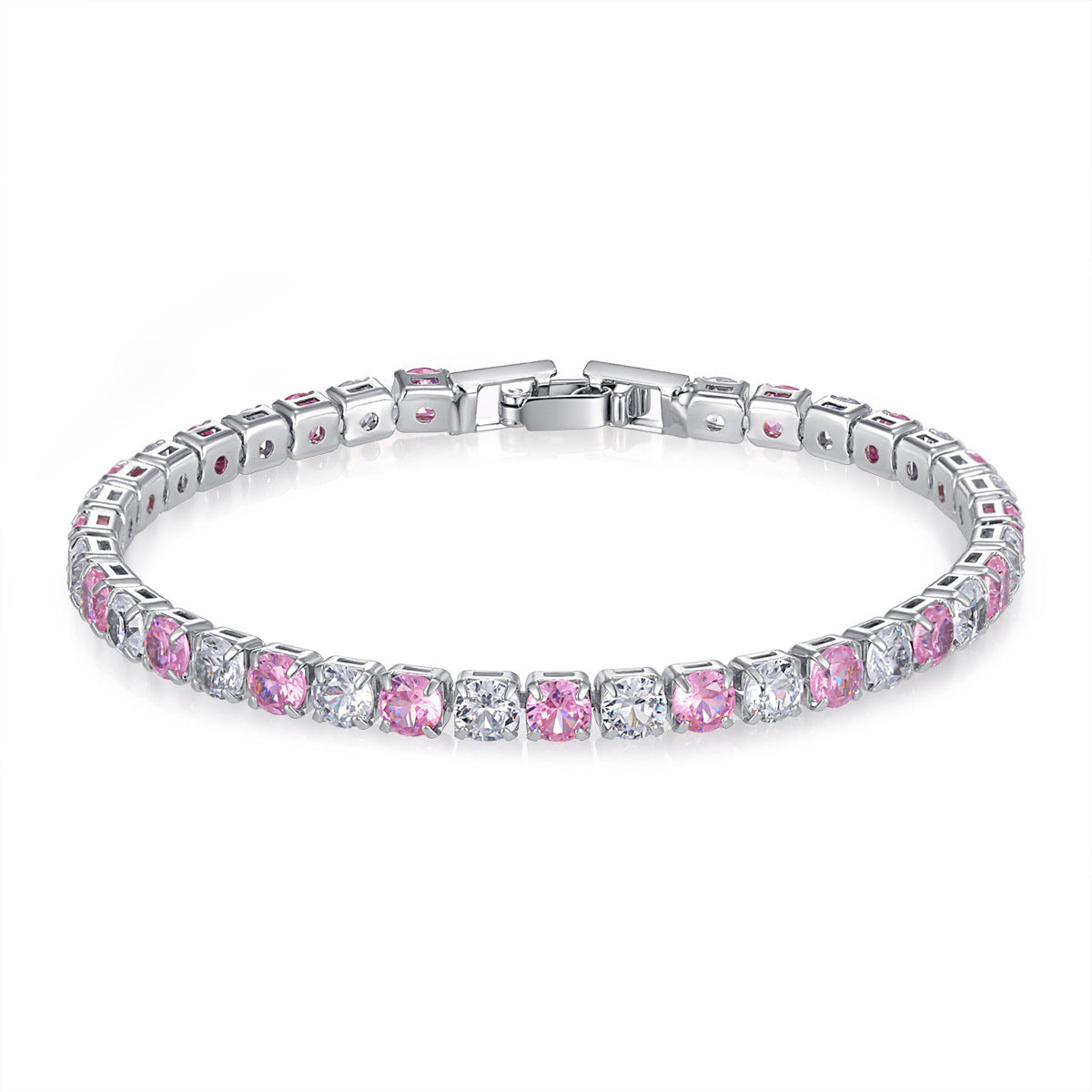 Zircon Mixed Color Full Diamond White Bracelets