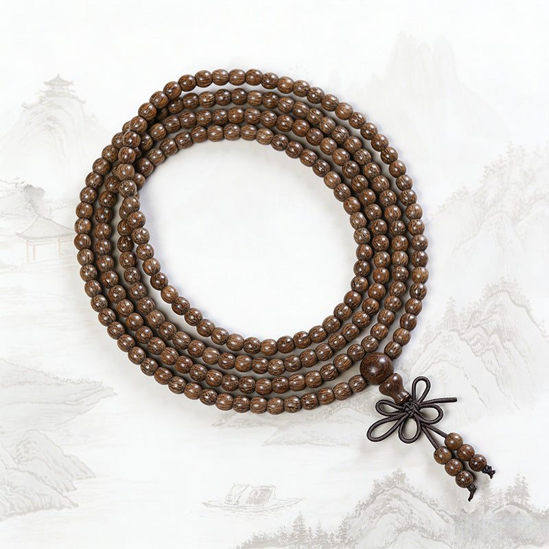 South American Boxwood Beads Golden Sandalwood Ebony Ethnic Style For Bracelet