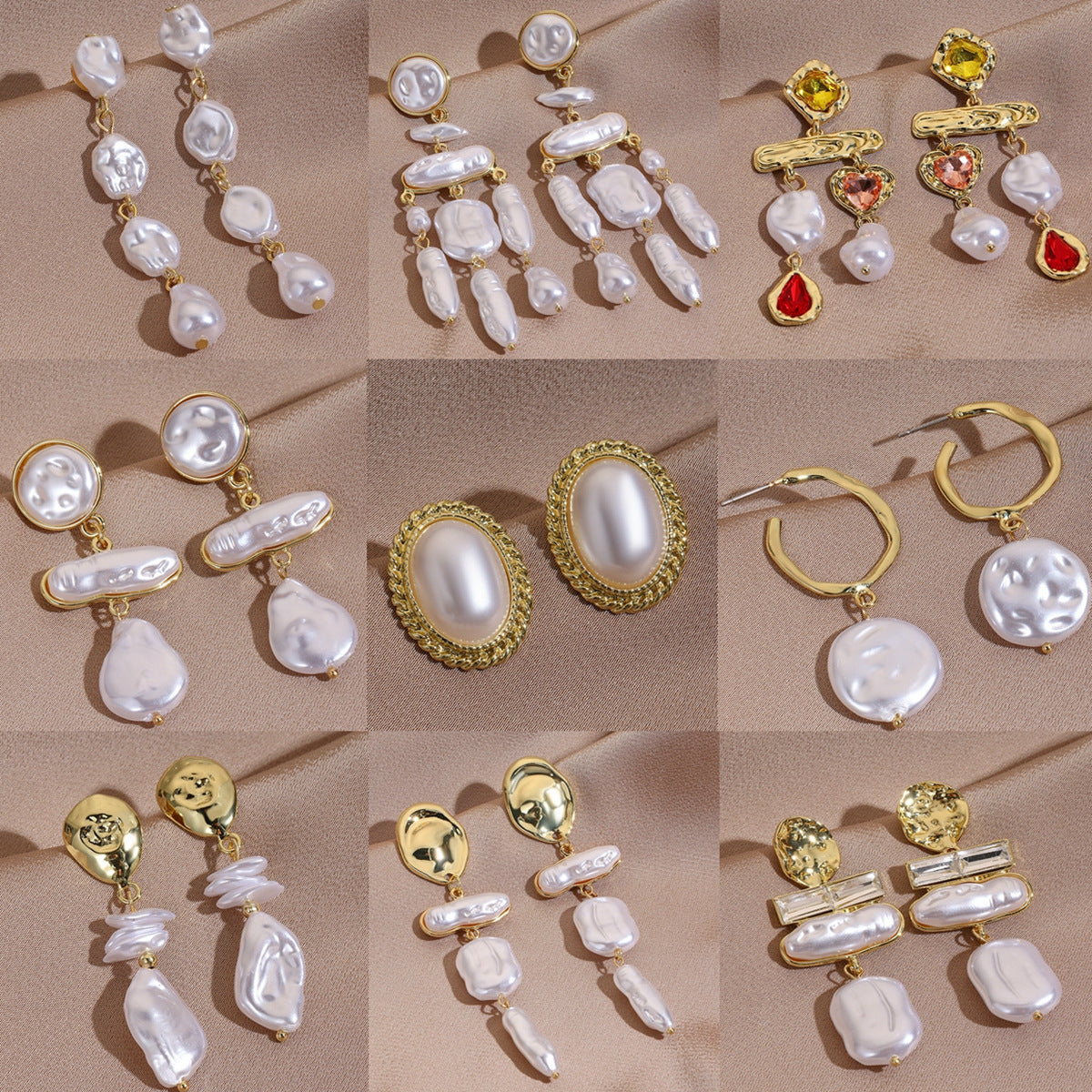 Women's Baroque Pearl Retro High-grade Fashion Simple Rings