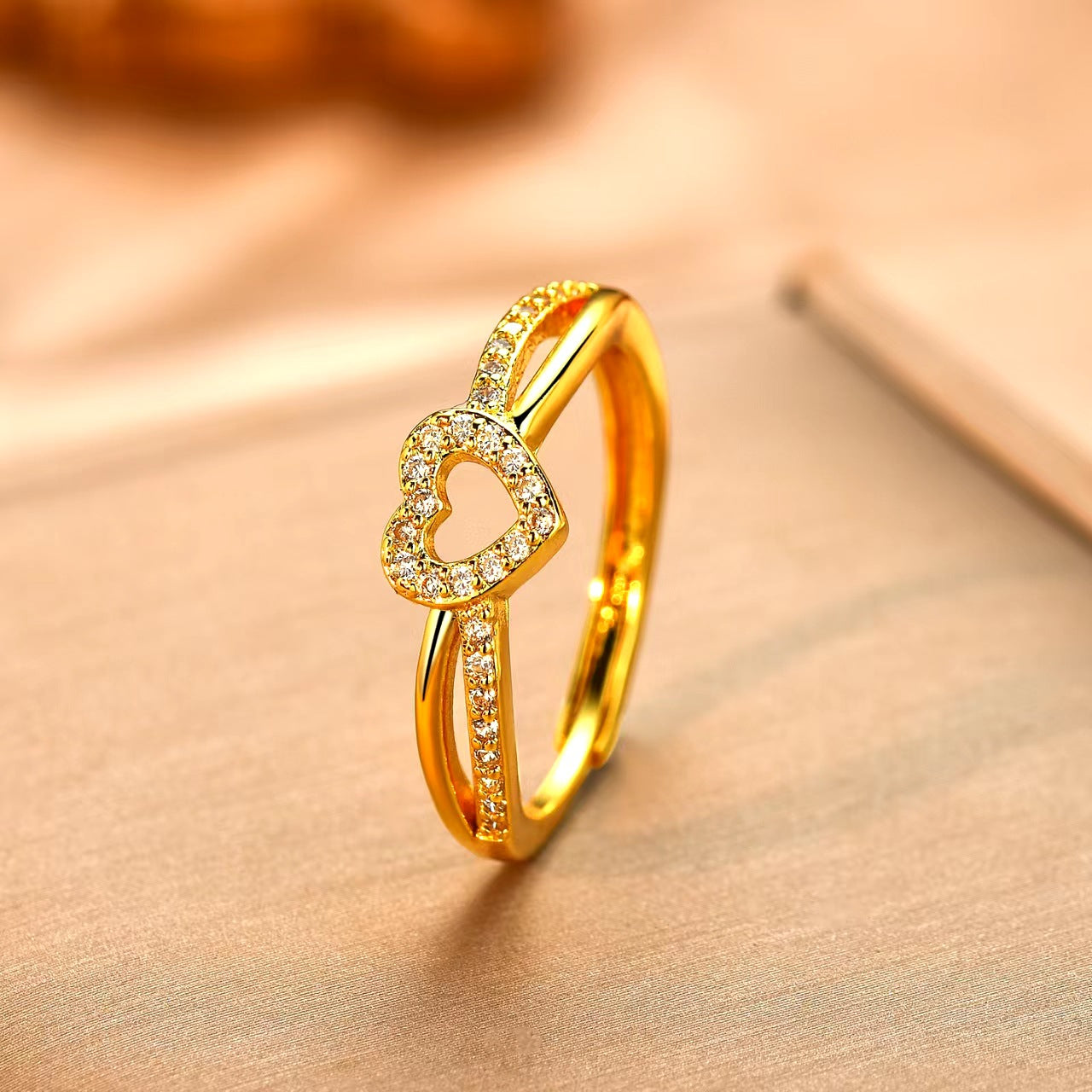 Style Personality Trendy Grace Inlaid With Rings