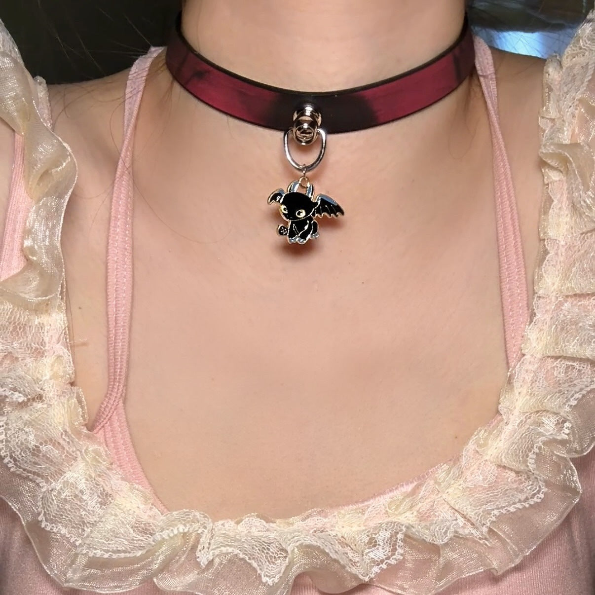 Women's Warm Color Changing Leather Hot Senior Clavicle Collar