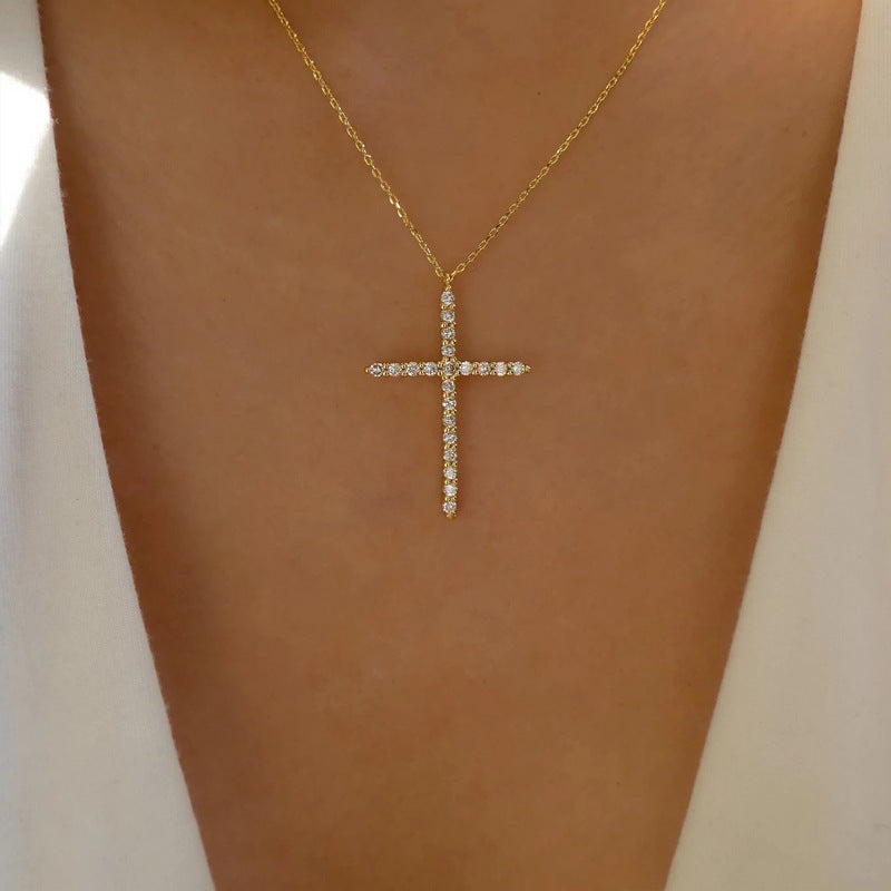 Women's Vintage Virgin Mary Cross Fashion Popular Necklaces