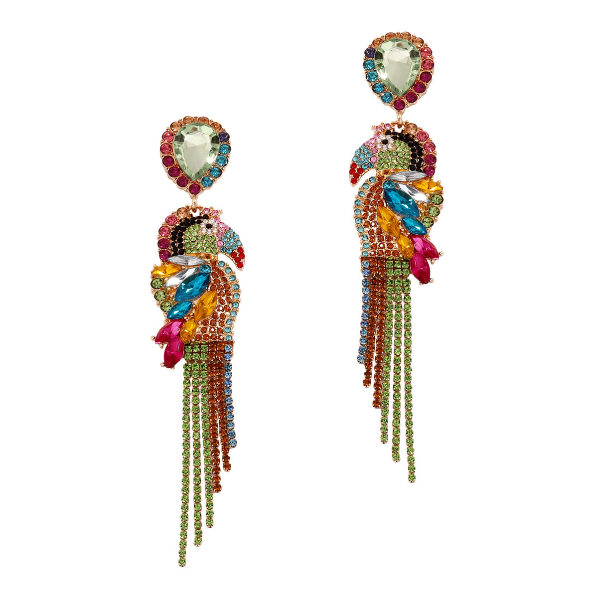 Bird Diamond Cute Light Luxury Fashion Earrings