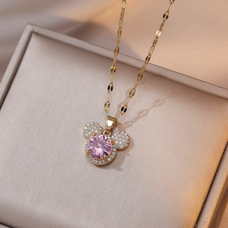 Female Minnie Cute Fun Mickey Mouse Pendants