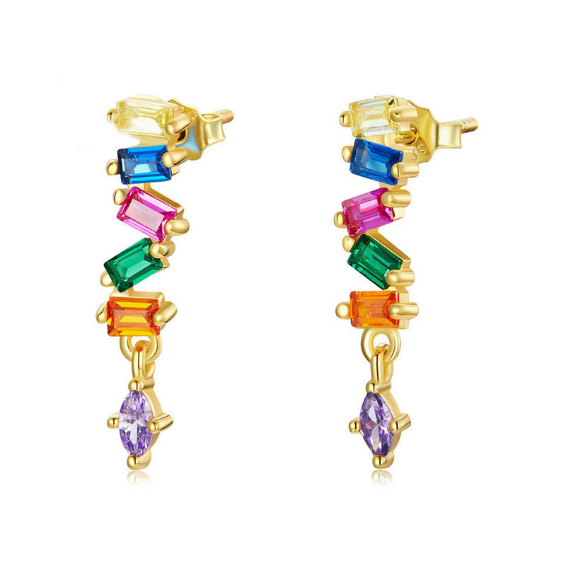 Women's Chain Double Hole Ear Fashion Trend Rings