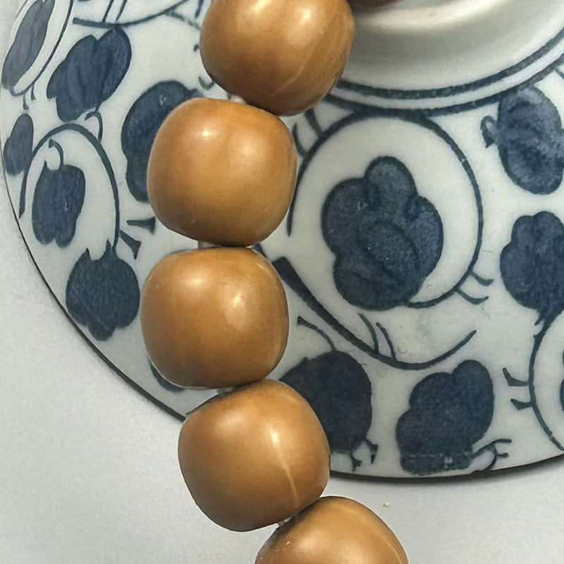 Walnut Carved Old-fashioned Crafts Hand Pieces Buddha Bracelets