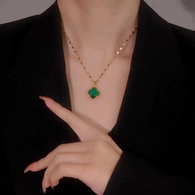 Clover Jade Female Summer Light Luxury Pendants