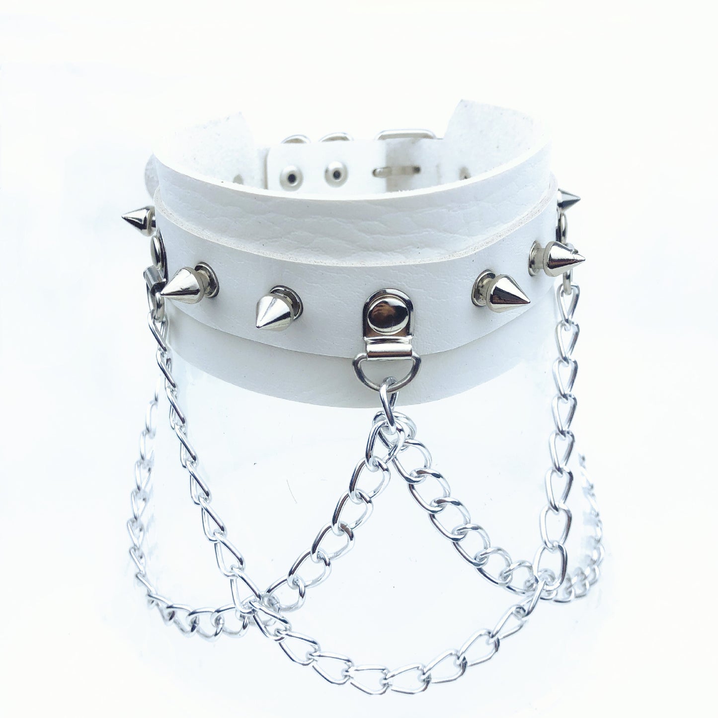 Neckband Punk Street Shooting Nightclub Personality Metal Chain Clavicle Exaggerated Collar