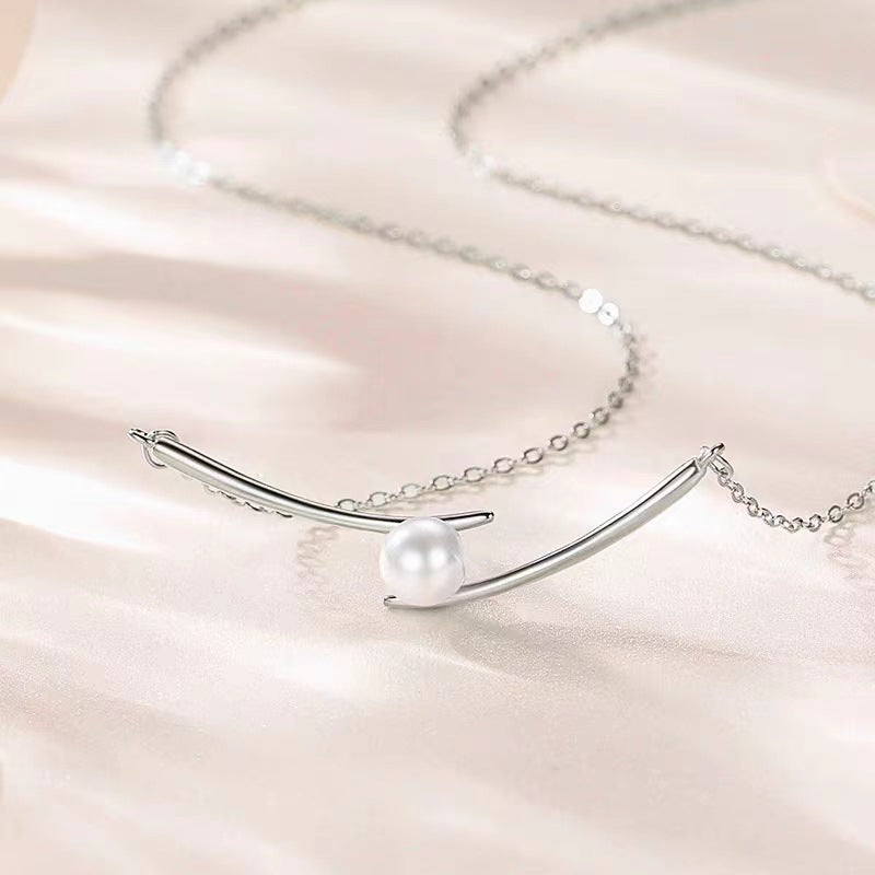 Pearl Light Luxury High-grade Versatile Clavicle Pendants