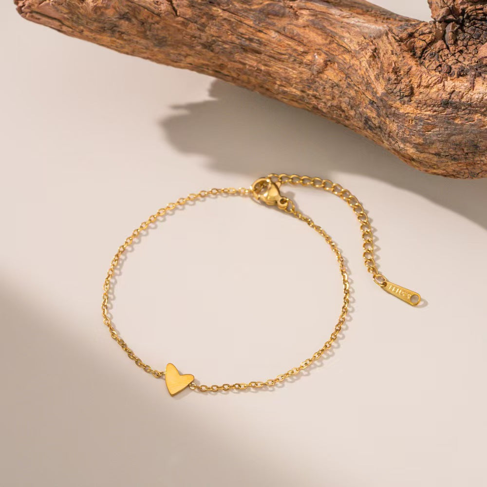 Women's Steel High-grade Gold Does Not Fade Anklets