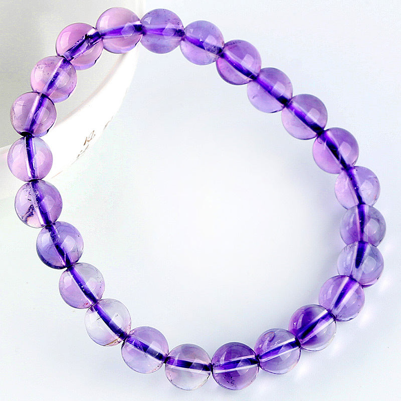 Natural Bolivia Amethyst Super Bright Sky Mirror Bracelet