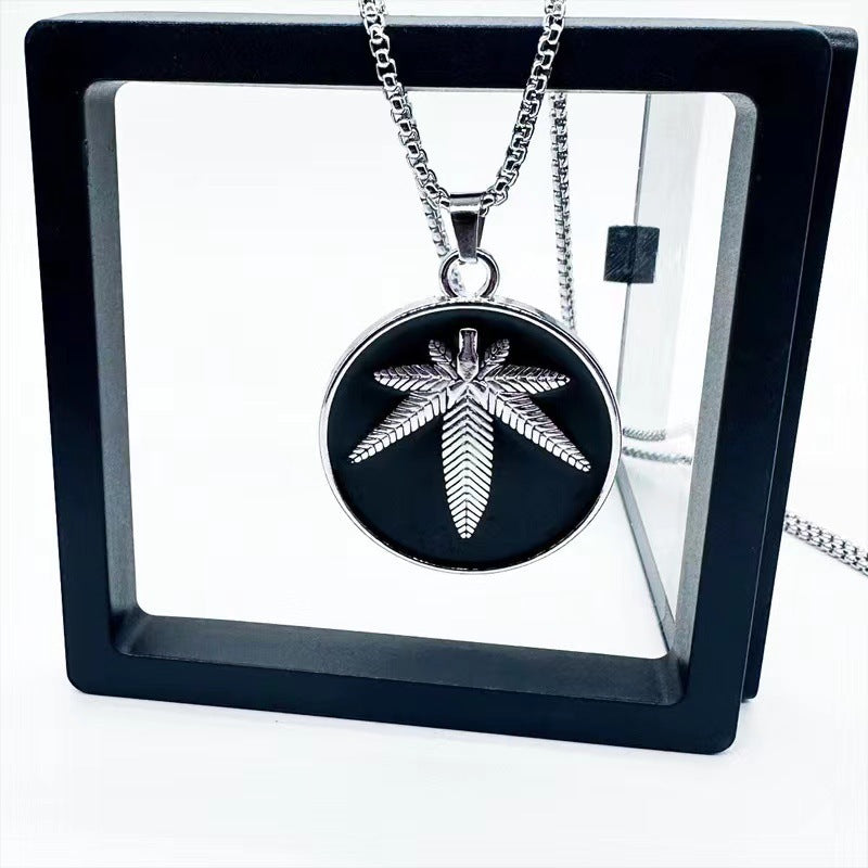 Women's & Men's Round Street Hipster Hip Hop Light Luxury Necklaces