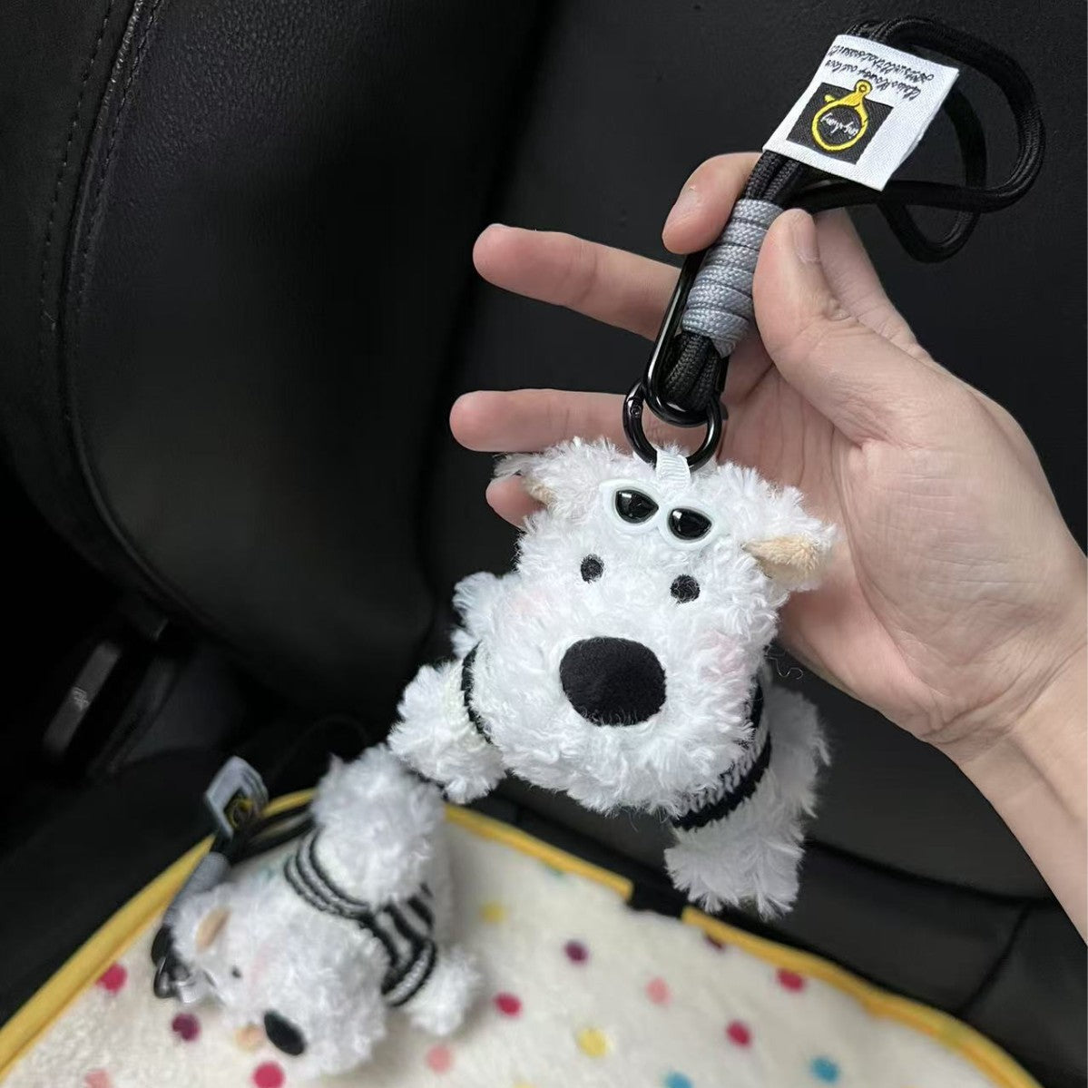 Highland Scrawled Puppy Plush Doll Backpack Cute Hanging Ornaments