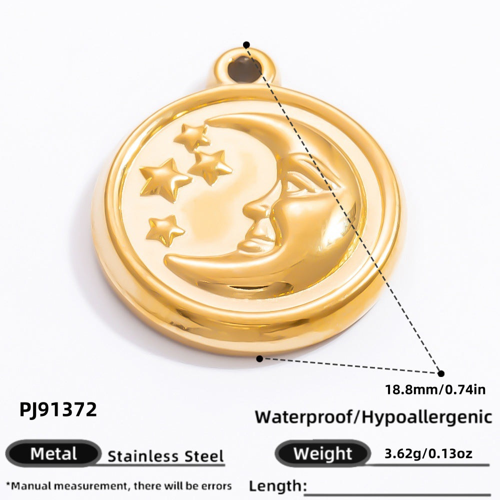 Classy Stylish Stainless Steel Gold-plated Design Jewelry Accessories