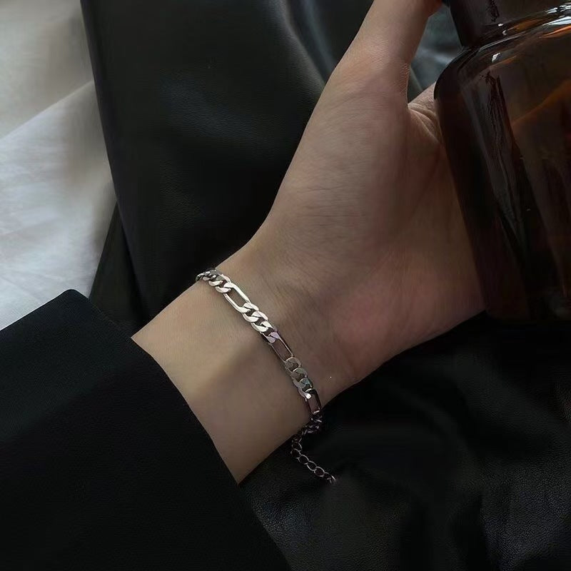 Women's Fashion Simple Metal Chain Foot Pure Bracelets