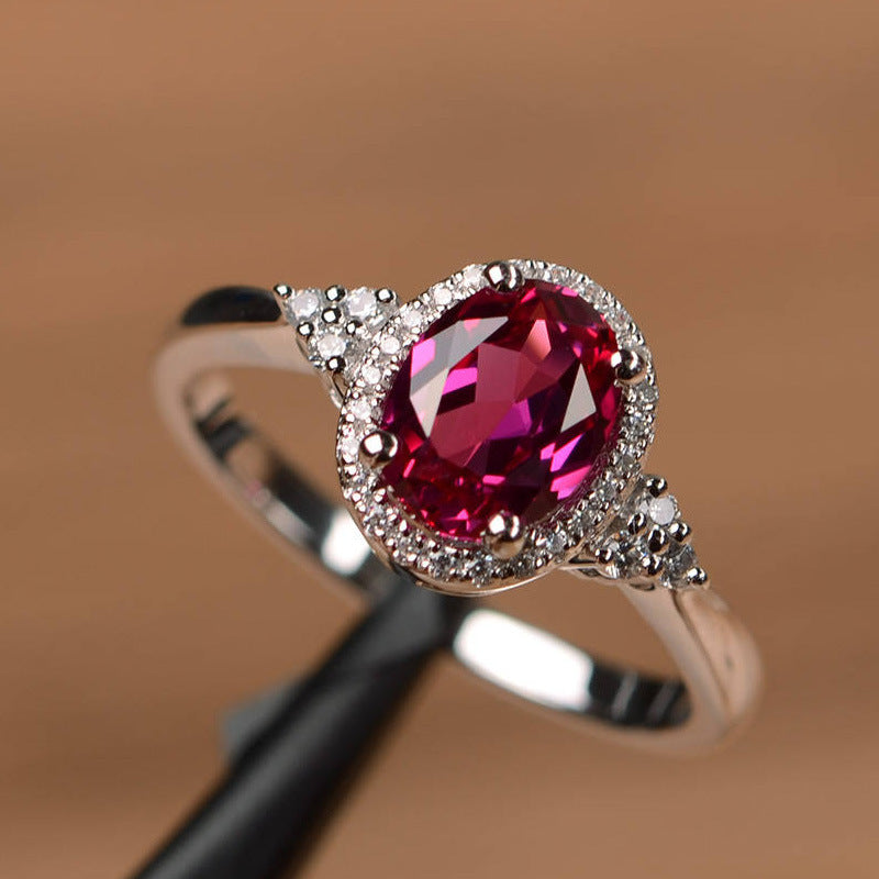 Classic Women's Sier For Marriage Engagement Rings