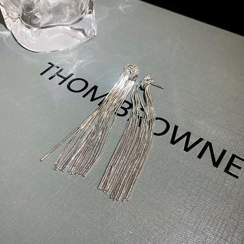 Women's Tassel Fashion Design Sense Long Eardrops Earrings