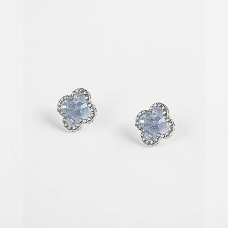 Clover Sier Light Luxury High-grade Niche Unique Exquisite Design Rings